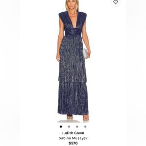 XS Sabina Musayev long formal dress worn once